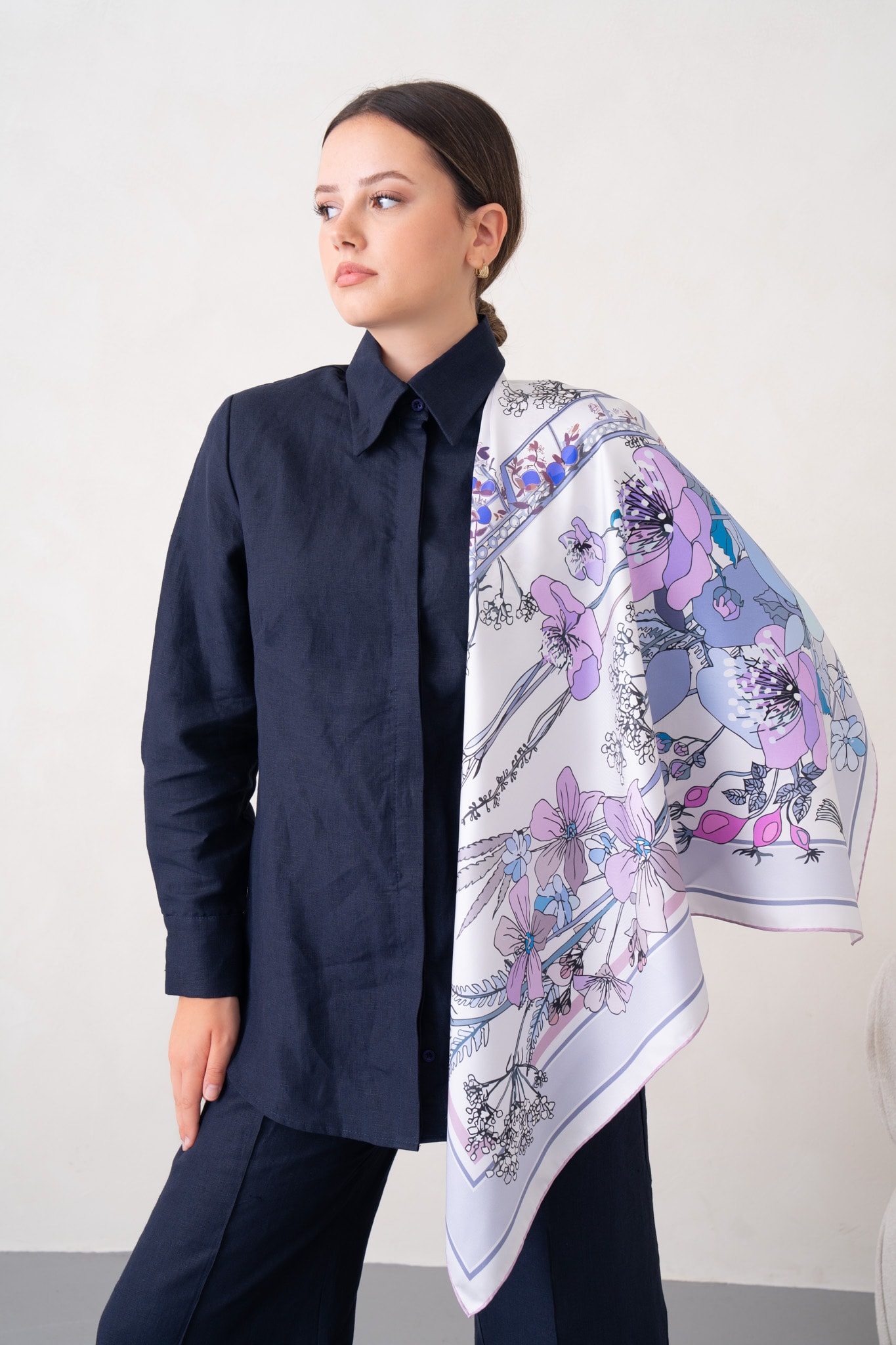 Violet Garden Scarf